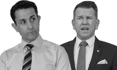 David Crisafulli and Jarrod Bleijie - Abortion Queensland 2024